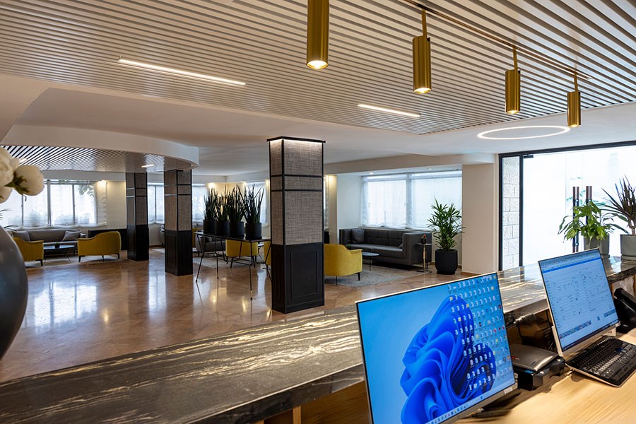 מלון קיסר פרמייר ירושלים - לובי וקבלה מלון קיסר פרמייר ירושלים - לובי וקבלה